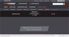 Desktop Screenshot of gymcompany.pt